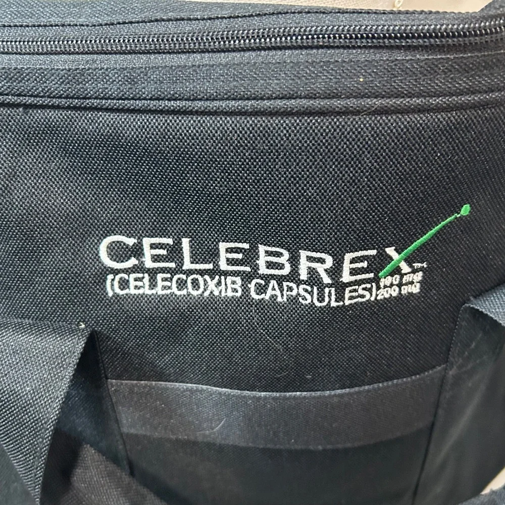CELEBREX Searle Pfizer‎ Doctor's Bag Medical Office Sample Promo Messenger Bag